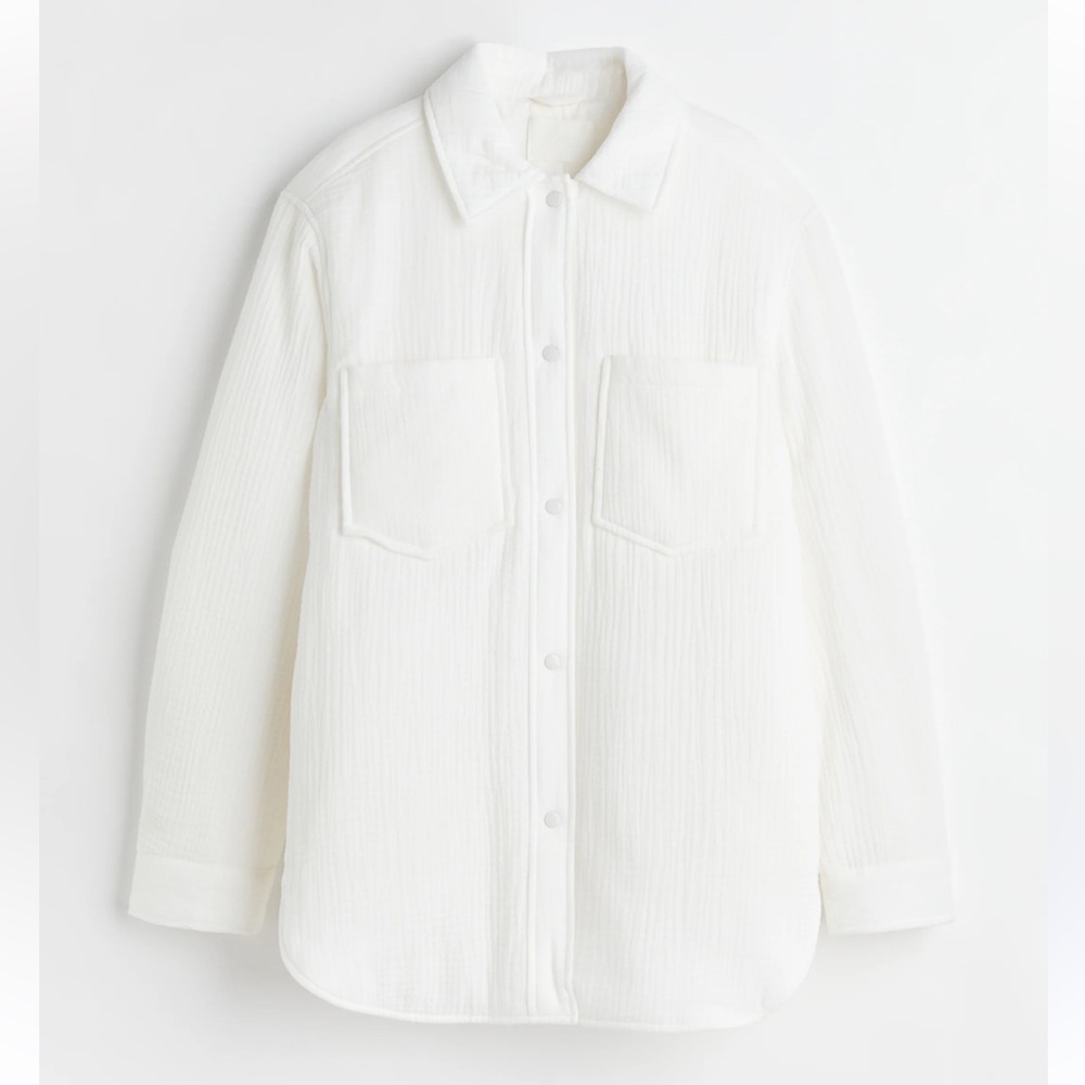 NWOT H&M Quilted Shacket
